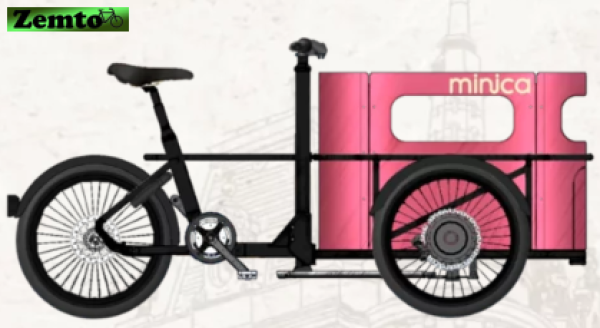 Elektro Lastenrad Minjca Kompakt hoch, mit zwei Motoren, Automatic, konfigurierbar